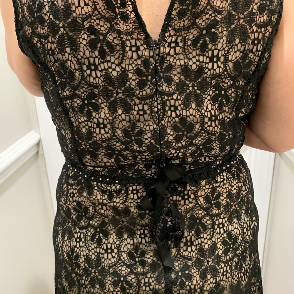 Coldwater Creek Black Lace Dress